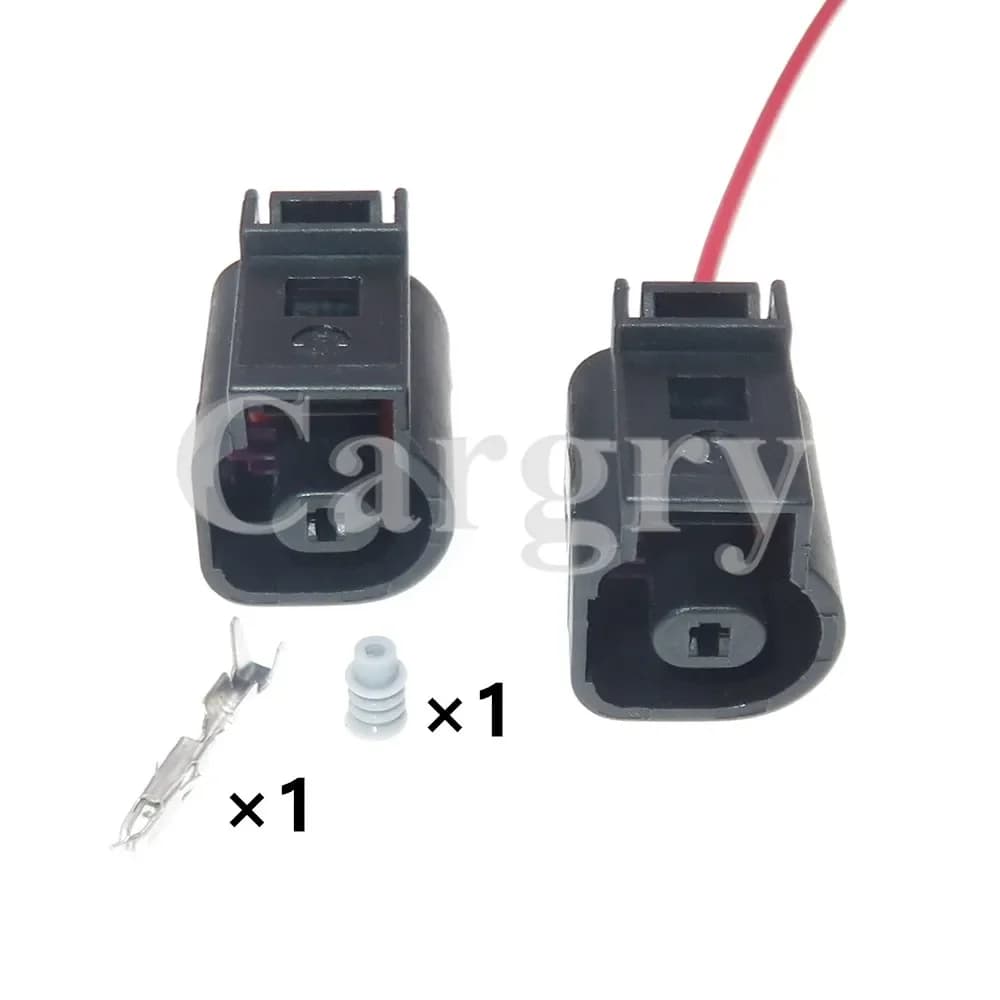 1 Set 1P 1J0 973 701 Auto Engine Oil Sensor Connector AC Assembly Waterproof Plug 1J0973701 For VW