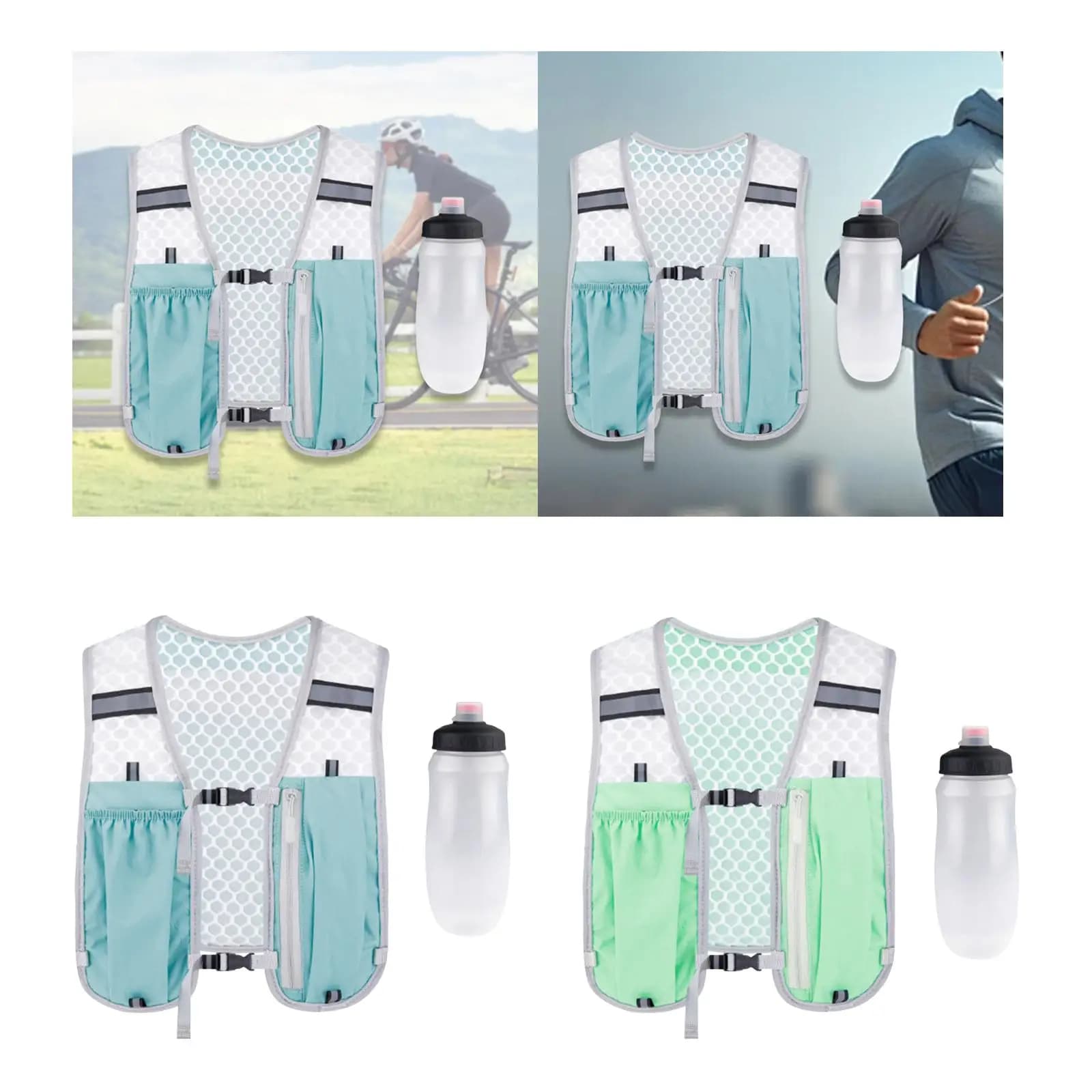 Vest hydration Running Backpack Breathable Running Backpack Adjustable Waist Bag Water Sports Hiking Camping