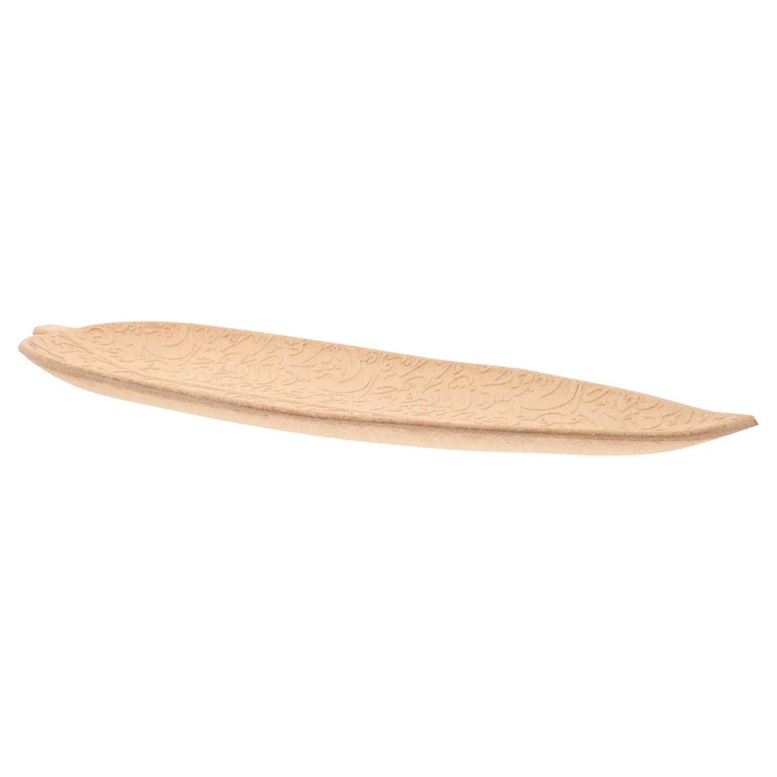 Piatto da portata in legno a forma di foglia, vassoio decorativo in legno massello per frutta secca, frutta fresca, snack, per tavolo da pranzo e catering