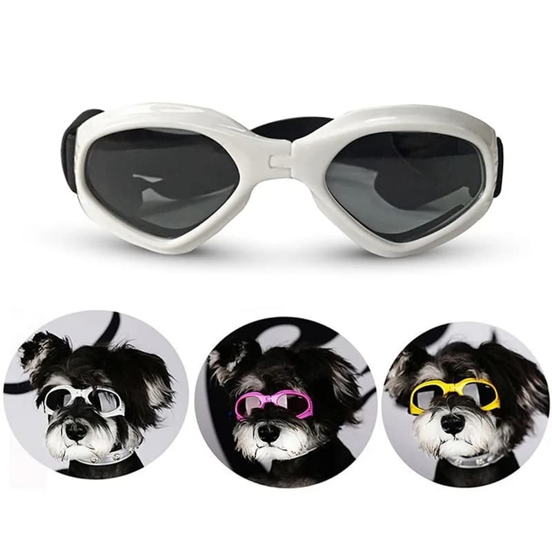 Occhiali da sole pieghevoli a forma di V per cani e gatti, occhiali da sci creativi e portatili per animali domestici, occhiali da sole carini per esterni.
