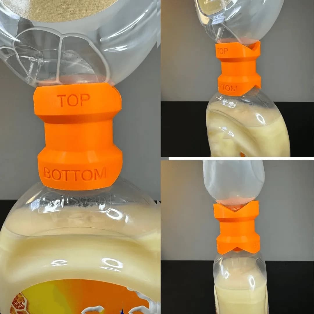 Dispenser intelligente in plastica per risparmiare tempo: adatto per lavare le mani, shampoo, gel doccia, a prova di perdite, dire addio ai rifiuti e risparmiare tempo!