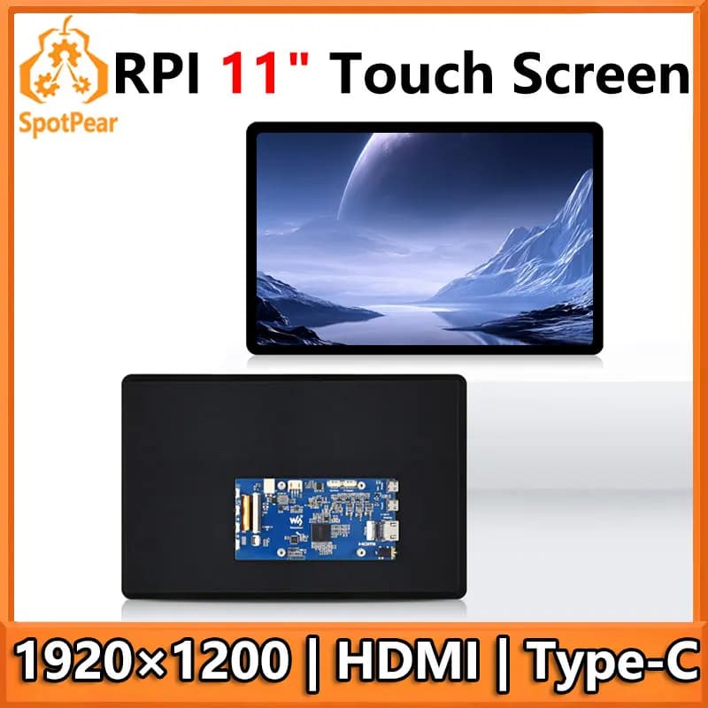 Raspberry Pi 11 inch HDMI LCD Captive TouchScreen Display 11inch 1920x1200 For Jetson Series/Computer PC