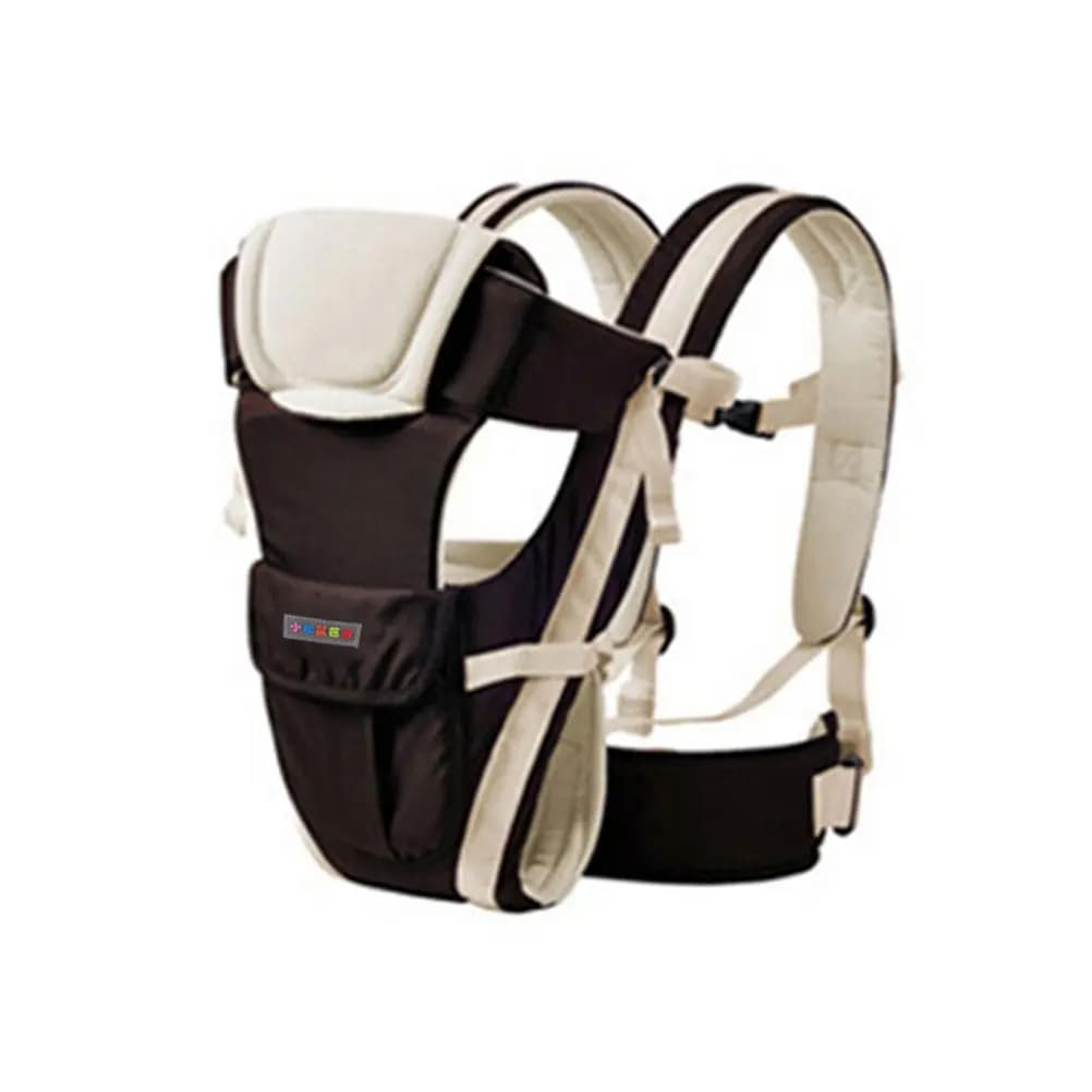 Marsupio Regolabile per Neonati in Cotone Traspirante, Design Ergonomico Leggero per Bambini di 2 Mesi, Colore Kaki