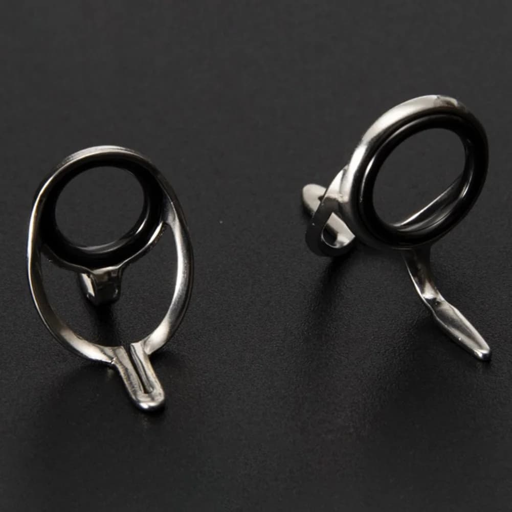 11 pieces set of eyes guide for fly fishing rod with box for fishing gear guide ring tip hook repair kit for rod stainless steel accessories tool