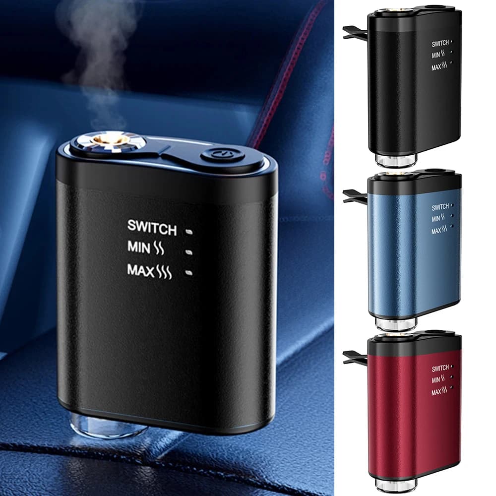 Electric Car Diffuser Air Diffuser Aroma Car Air Vent Humidifier Wood Grain Oil Aromatherapy Auto Deodorant Perfume Fragrance