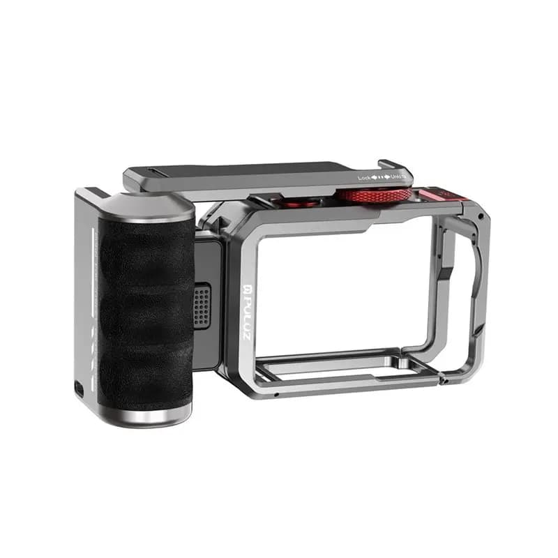 PULUZ Expansion Frame Street Grip Handle For DJI OSMO Action 6 Photography Handle Grip Cage Action Camera Accessories