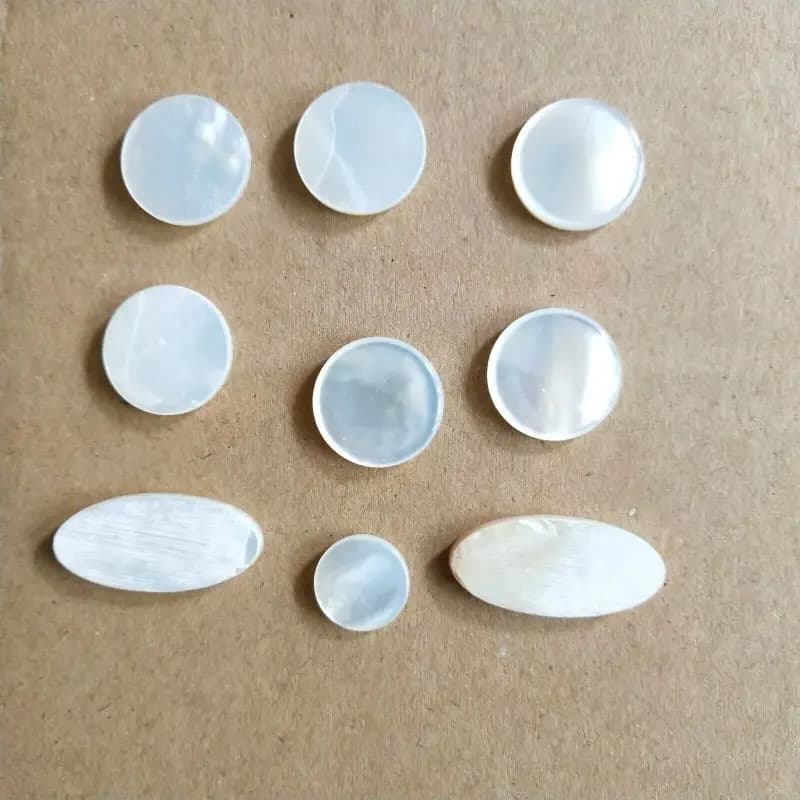 1 Set or 3 Set Saxophone Real Mother of Pearl Key Buttons Inlays
