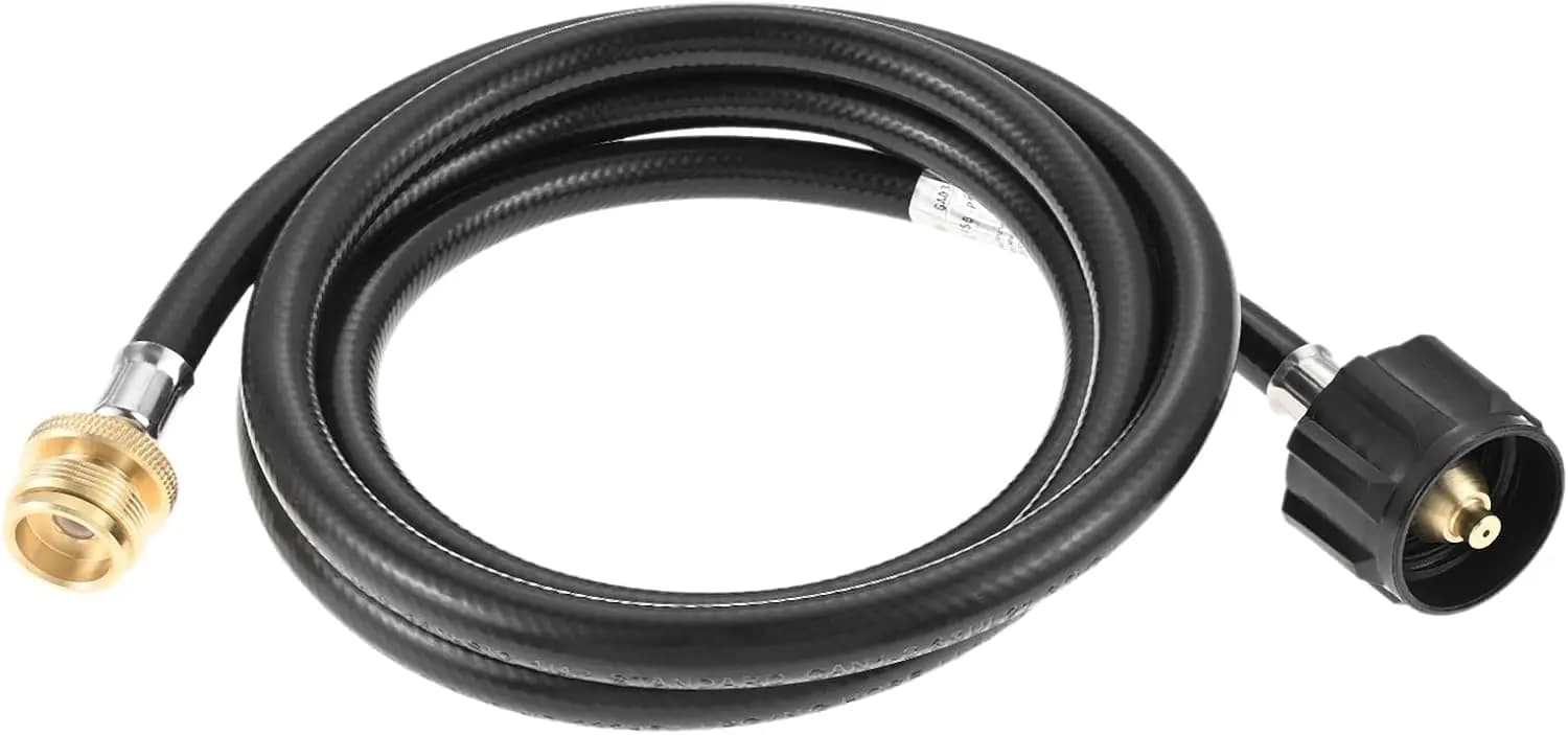1pc 6FT Tubo Propano Adattatore da 1lb a 20lb Converti in Serbatoio da 5-40lb per Weber Viaggiatore Grill Weber Q 1000 1200 2000 2200