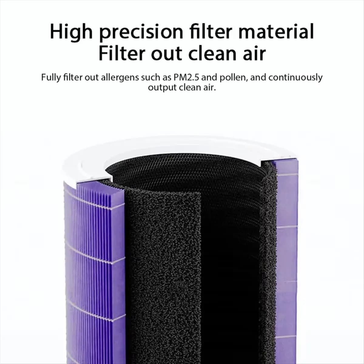 (ABJZ) Filtro dell'aria per purificatore d'aria Xiaomi Mi 1 2 2H 2C 2S 3 3H 3C, filtro purificatore anti-batterico al carbonio per PM2.5 e formaldeide