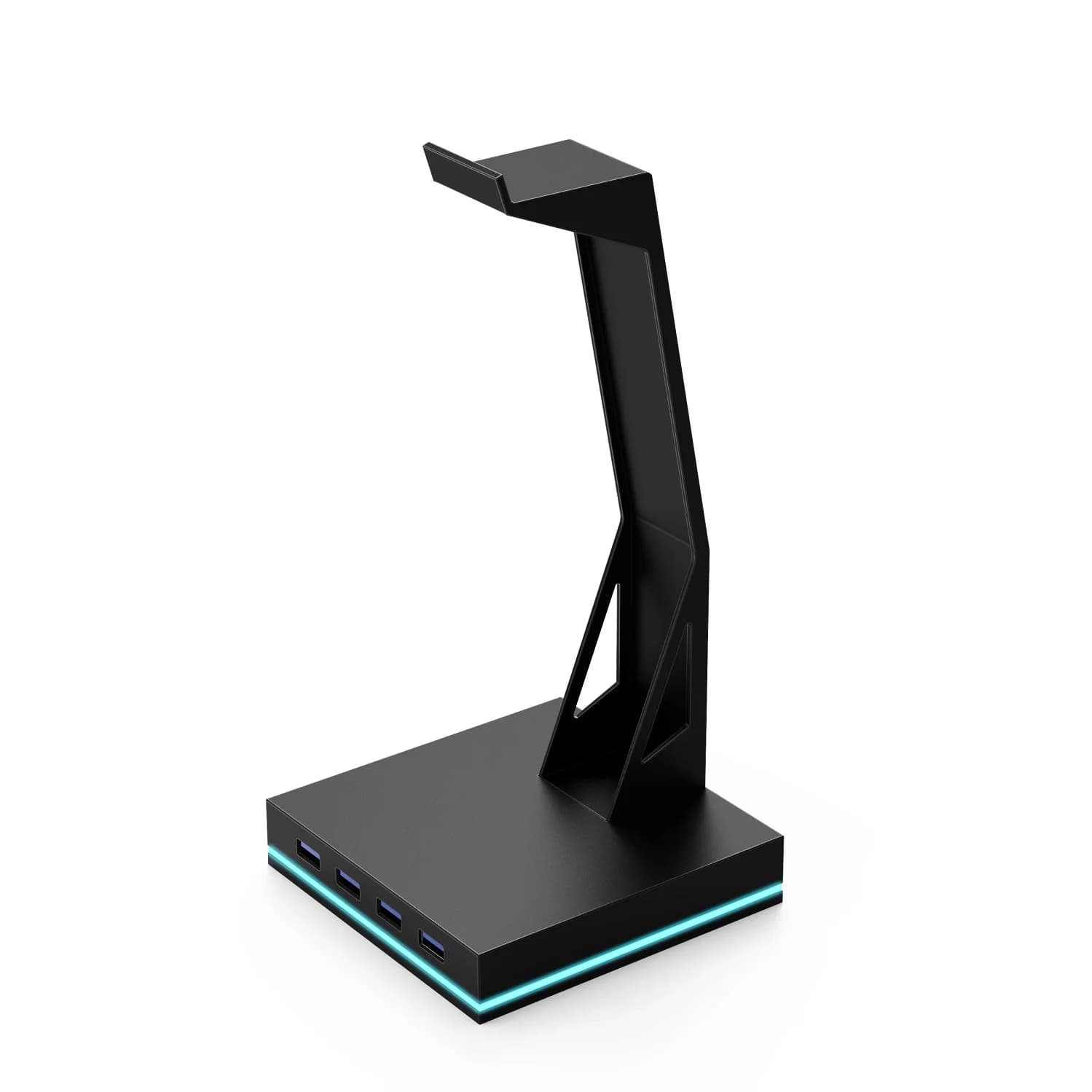 Supporto Gaming RGB con Hub USB 2.0 a 4 Porte e Porta Cuffie per Gamer - Accessori PC Gaming in Offerta