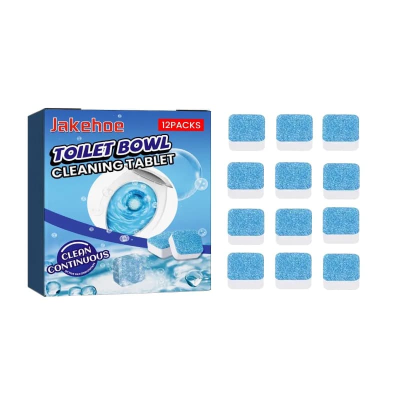 Multi-effect Toilet Cleaning Tablets for Stain Removal, Limescale Elimination, Urine Stain Cleaning, Deodorization, Odor Removal and Long-lasting Fresh Fragrance