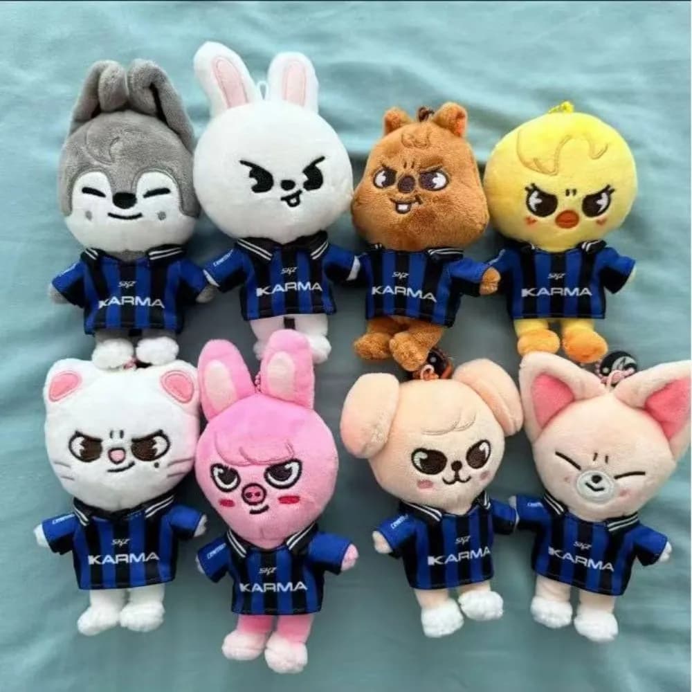 12 CM SKZOO New Stray Kids KARMA KPOP Korean Wave Music Combination Doll Backpack Plush Keychain Gift Pendant