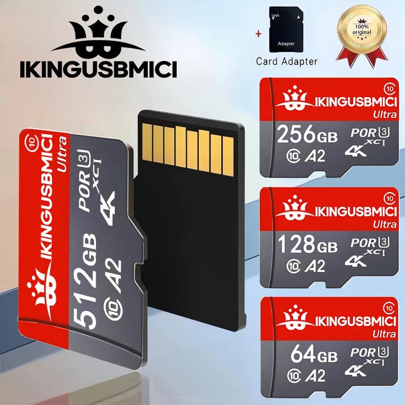 Sd Card Class10 Micro Camera High Speed Mini 32/64/128/256/512gb Memory Fast Quality Premium High Quality U3 Reliable Class 10