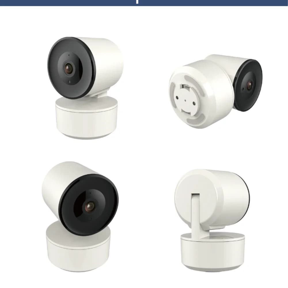 Telecamera WiFi Tuya Mini PTZ da 3 MP Audio bidirezionale 360 ° Telecamere IP CCTV di videosorveglianza wireless Smart Home Baby Monitor Visione notturna