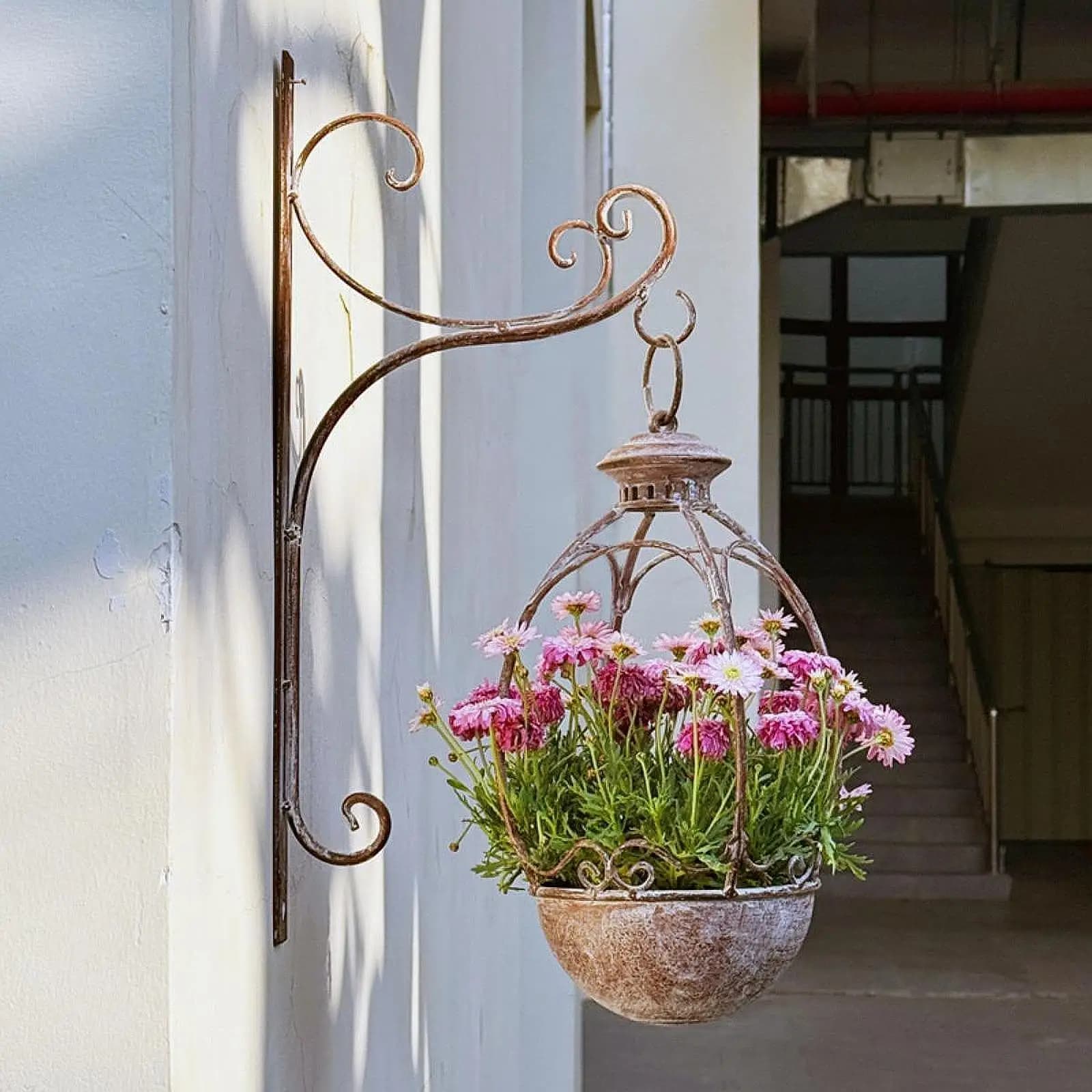 Wall Planter Classic Home Decor Rustic Hanging Flower Pot Wall Mounted Hanging