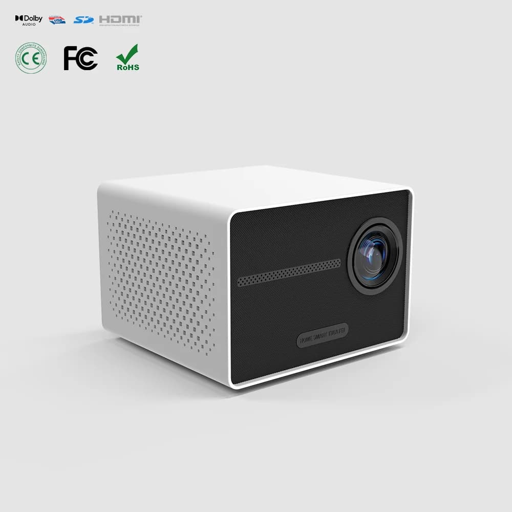 2026 New Smart Portable Pocket Size 4K Wifi LED LCD Short Throw Bluetooth Mini Projector