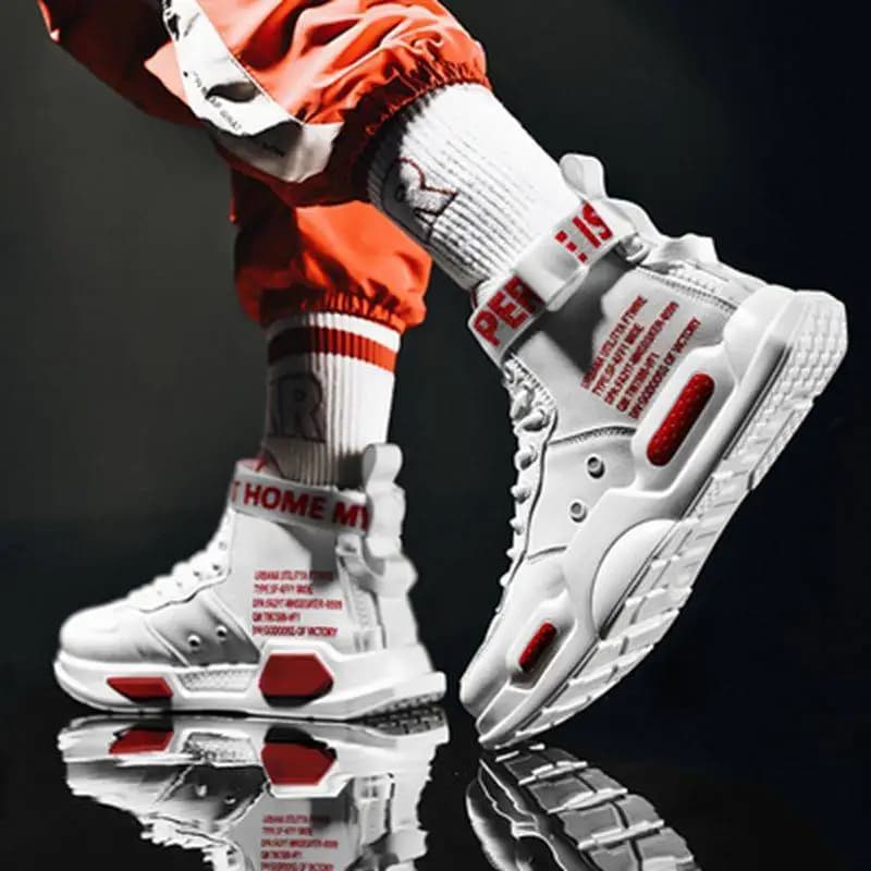 Sneakers uomo scarpe alte per uomo Wild Casual Sports Male Tides Tenis Shoes NEW Outdoor traspirante Training Off White Trainers