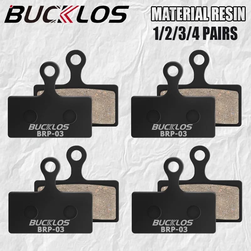 Pastiglie Freno a Disco in Resina BUCKLOS per SHIMANO F01A F03C G01A G01S G02A G03C, Pastiglie per Freni Idraulici Bici MTB