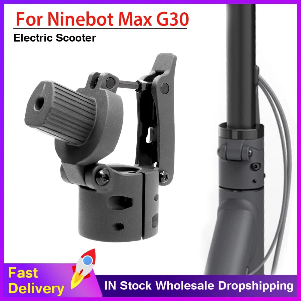 Gancio pieghevole per base asta pieghevole per scooter elettrico per Segway Ninebot MAX G30 Parte di ricambio per vite di bloccaggio dell'albero di riparazione del bullone della cerniera