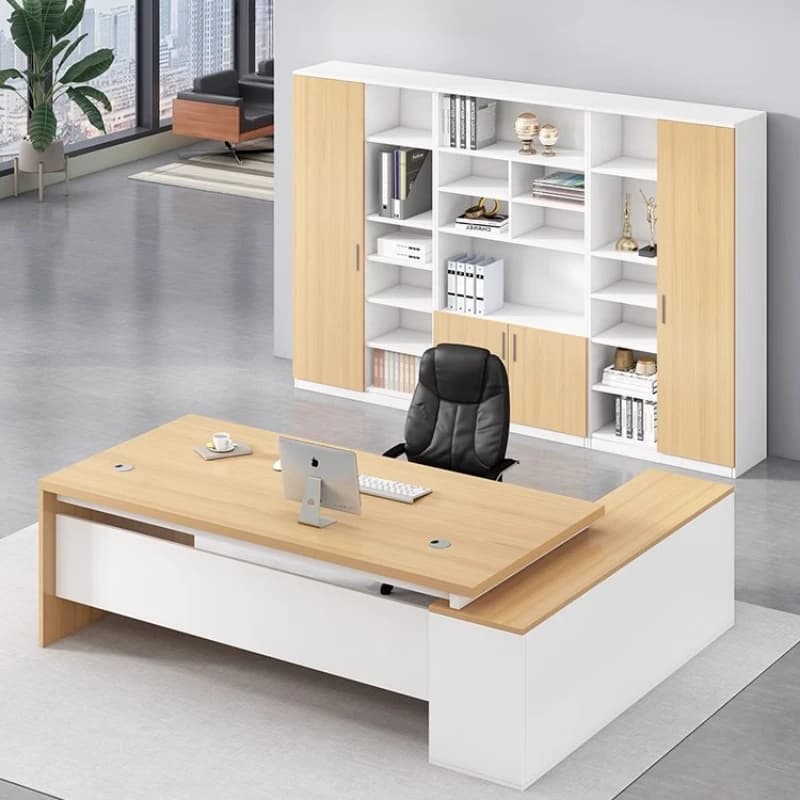 Tavolo per computer Supporto per monitor da ufficio Scrivania Scrivania da lavoro Quarto Segretari Scrivania Movimento Tavolo di lusso ad altezza regolabile