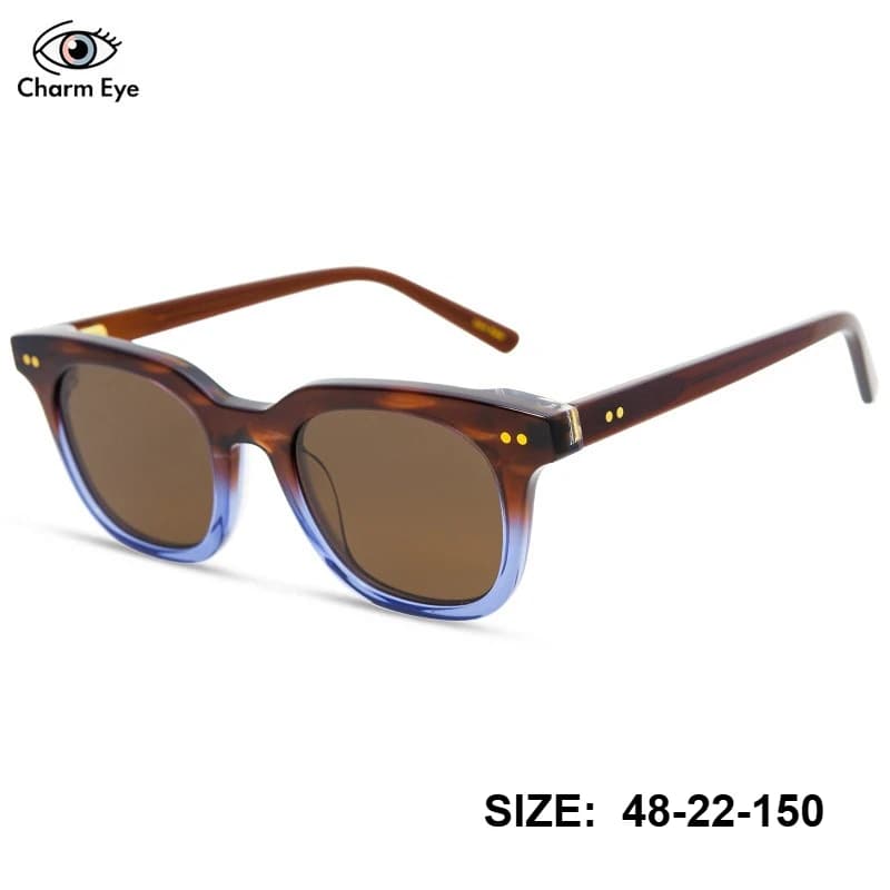 New High-quality Handmade Large Frame Women Sunglasses for Summer Outdoor Play UV Resistant UV400 Acetate Sun Glasses Men 2026