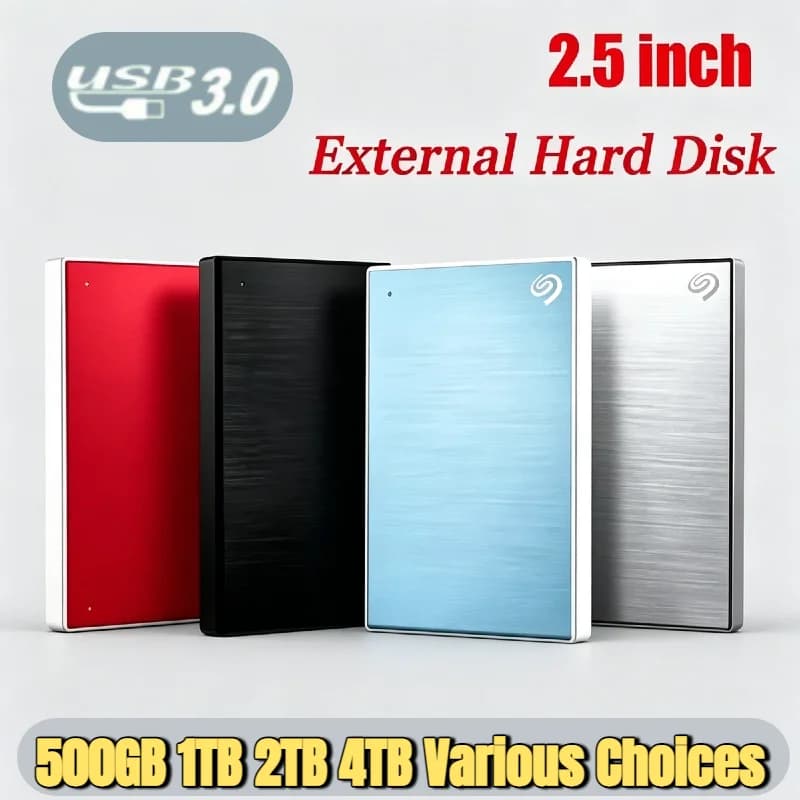 OEM For Seagate 500GB 1TB 2TB 2.5 Inch External Portable Hard Disk USB 3.0 Ultra Thin High Speed Storage Backup for Laptop PC