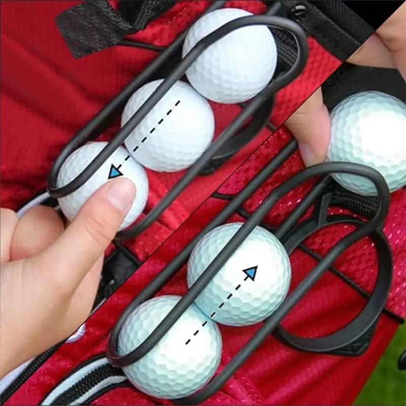 A64T for Golf Ball Holder Holds 3 for Golf Balls, for Golf Ball Stand Belt Clip, Quick Release for Golf Accessory for Men