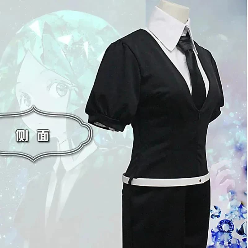 Costumi di Halloween ★ Parrucca cosplay anime Houseki no Kuni Land of the Lustrous, costume di Phosphophyllite Bort ☆ Nuovo
