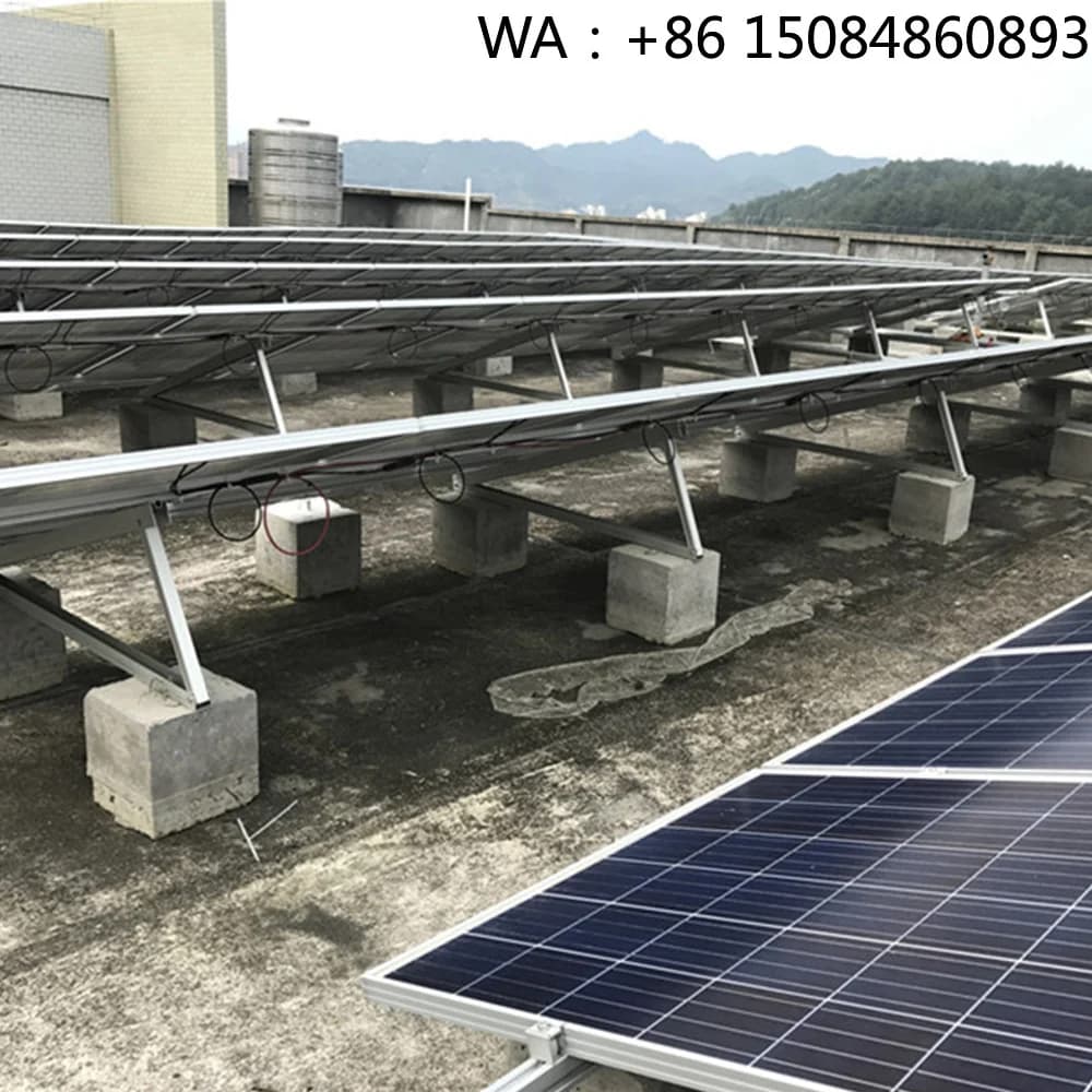 Staffa a treppiede per pannelli solari su tetto piano, accessori per strutture fotovoltaiche, attrezzature speciali per l'energia solare per tetto in tegole, impianto solare domestico