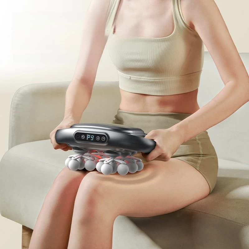 22-Head Percussion Massage Gun with , Deep Muscle Vibrating Massager for Sports Recovery & Fitness, Bionic Kneading Durable