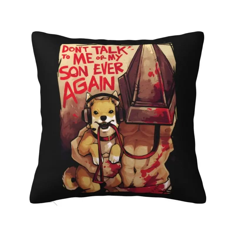 Play horror Silent Hill Cushion Lining 66x66 cm Soft polyester pillowcase for sofa Car seat Home decoration Federa