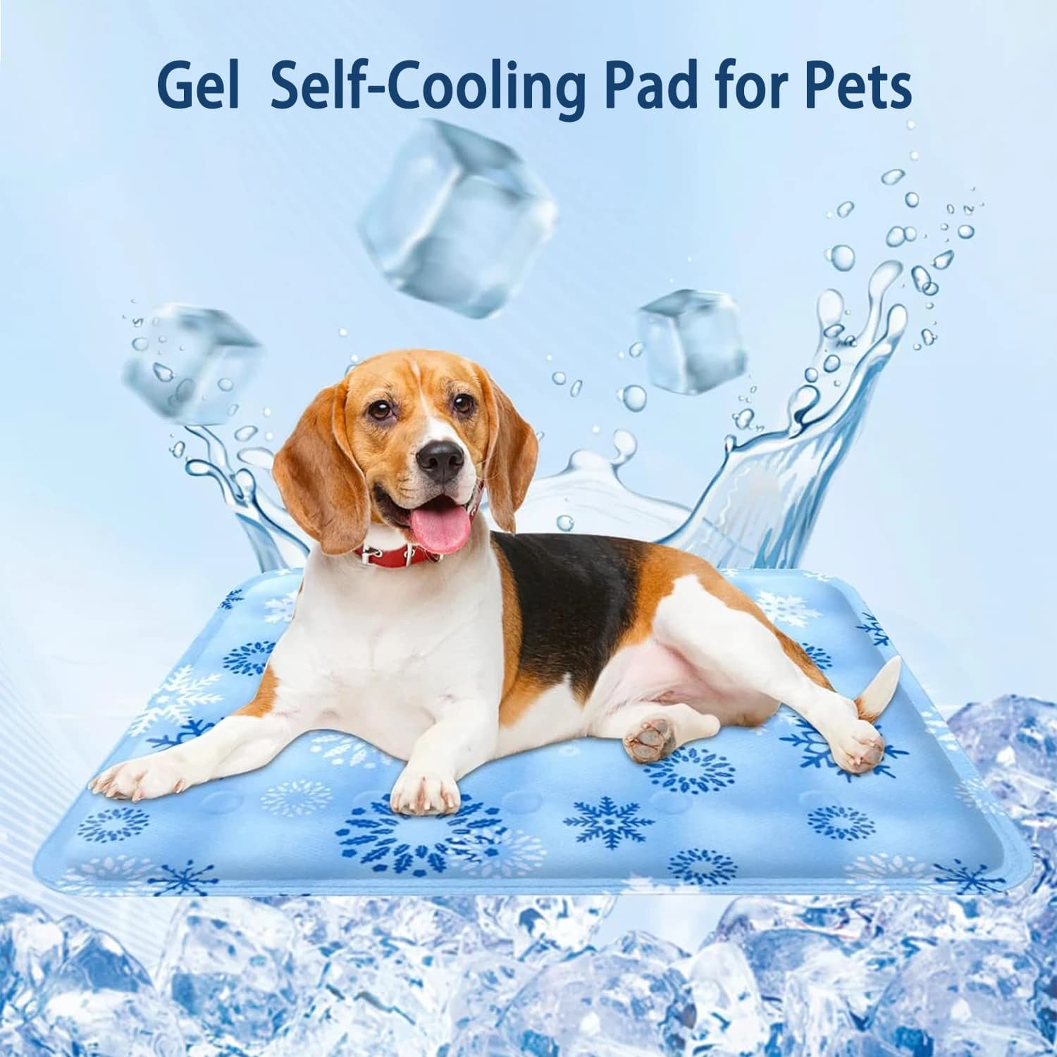Tappetino rinfrescante per cani Tappetino auto-raffreddante in gel Tappetino rinfrescante per animali domestici Letti per cani e gatti di piccole dimensioni medie Impermeabili resistenti all'usura