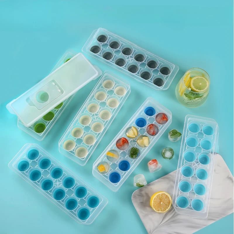 Stampo per cubetti di ghiaccio in silicone, 12 stampi per cubetti di ghiaccio, contenitore per ghiaccio, cubetti di ghiaccio fai da te, cubetti di ghiaccio fatti in casa.