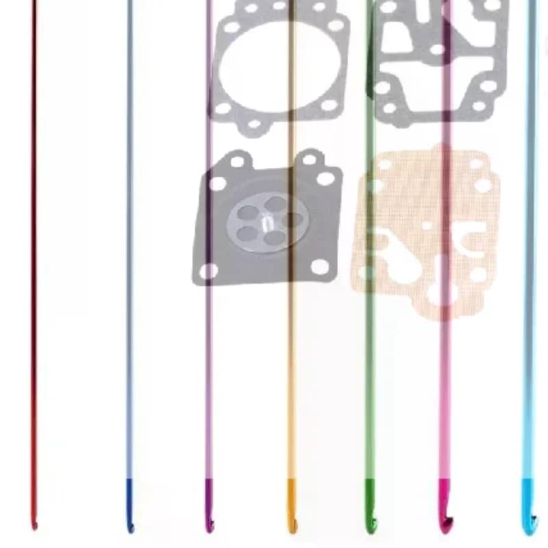 Afghan Crochet Hook Set Colored Anodized Aluminum Durable for DIY Scarf Hat Blanket Weaving Craft Hobbyists & Beginners