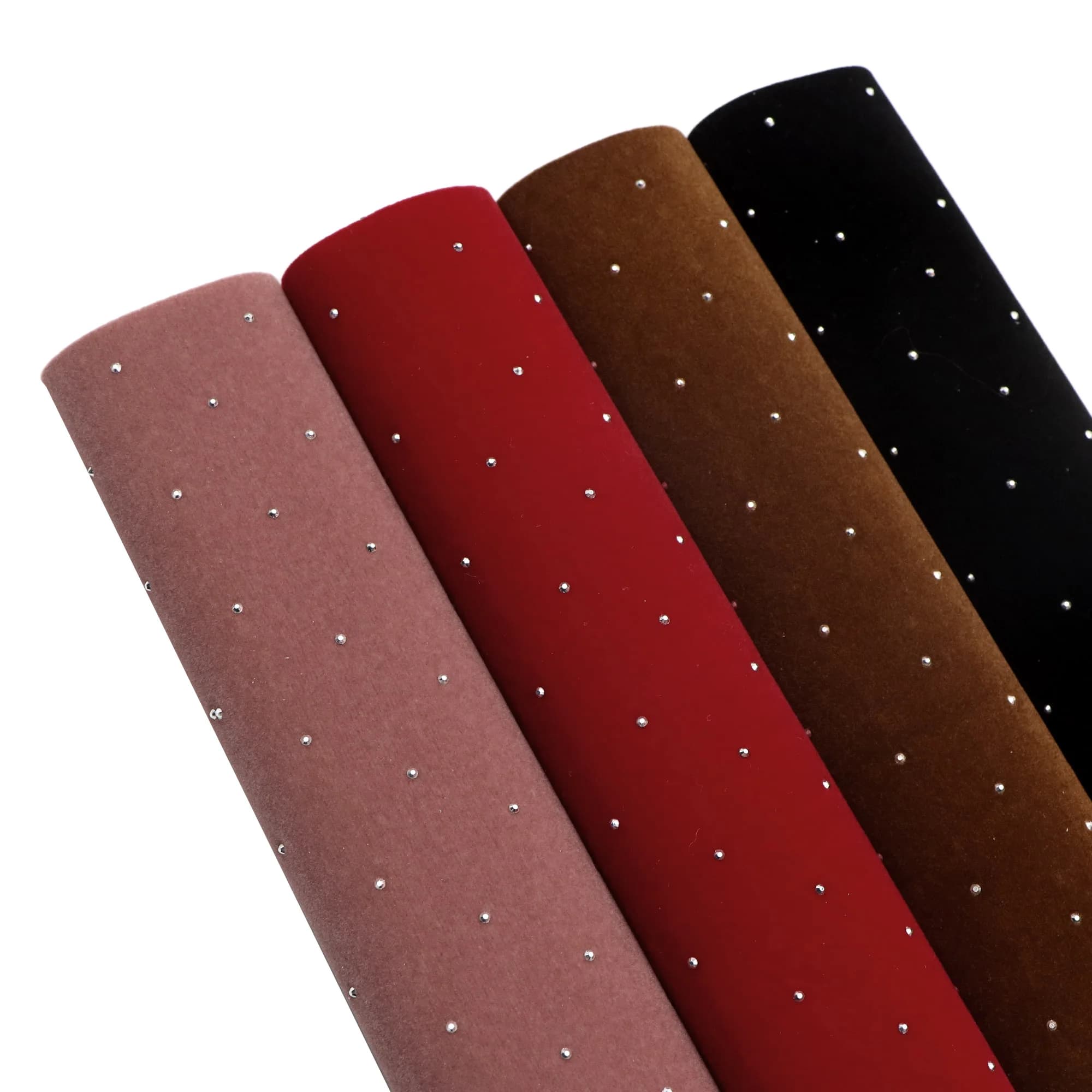 1 pezzo di tessuto in morbido velluto hotfix con strass finti da 7,87x12,99 pollici, tinta unita semplice, perfetto per