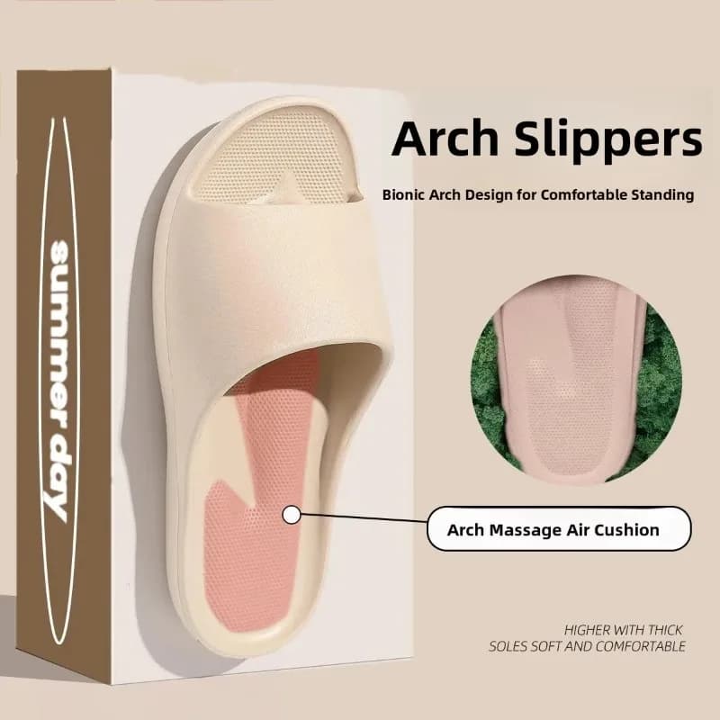 Nuove Ciabatte Ortopediche per Piedi Piatti con Supporto Arco Plantare, Correzione Arco Plantare Cadente, Ciabatte Estive Fresche da Donna Antiscivolo e Anti-Odore per Interni