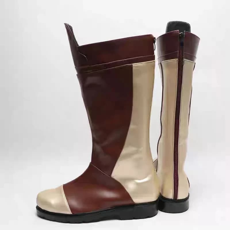 A;3\v,7'd/Anime Game Jedi Temple Guard Custom Made Cosplay Shoes Boots Halloween Costume Accessories Props Madec;4'b,7'm\1/