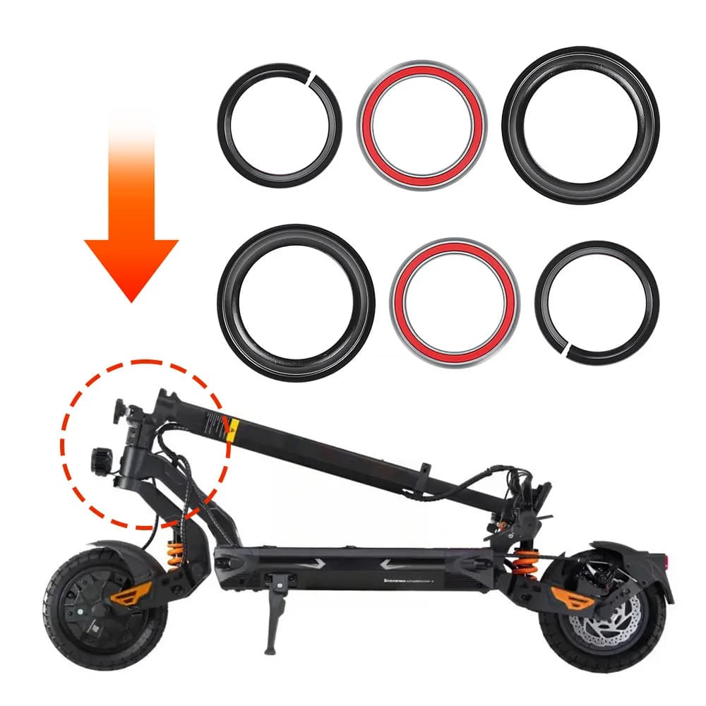 Electric Scooter Front Fork Steering Bearing Headset For Kukirin G2 Master Maintenance Repair Replacement Accessory Part