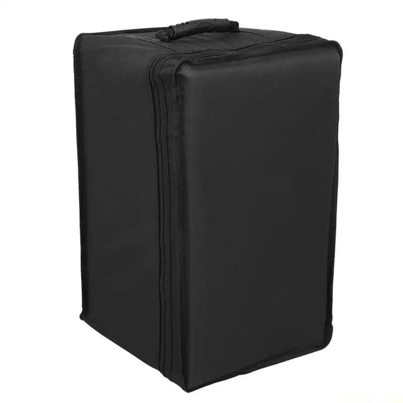 U2JB Zaino portatile per batteria con tracolla per trasporto a mano Borsa a tracolla doppia per batteria in tela ispessita per