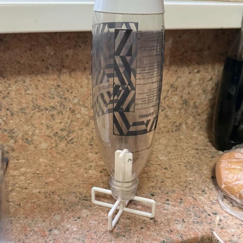 Upside Down Bottle Drying Rack Portable Cup Dry Stand Space Saving Kitchen Countertop Water Bottle Drain Holder