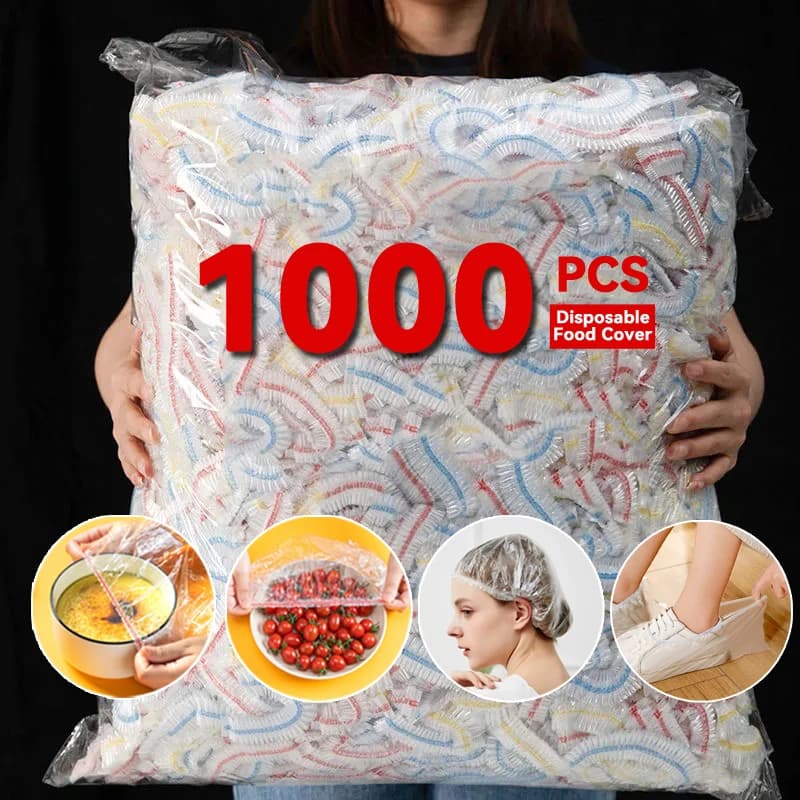 Plastic Food Cover Bags Transparent Packing Bags for Freshness Conservation for Food Use Reusable Kitchen Disposable Colorful Cling 2030