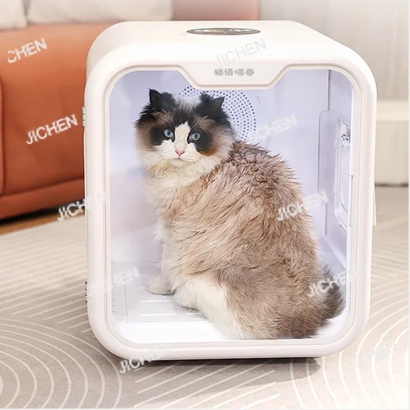 Scatola di asciugatura intelligente per animali domestici Asciugacapelli automatico per cani da bagno per gatti Asciugacapelli per uso domestico Accessori per gatti Tavolo per toelettatura per animali domestici