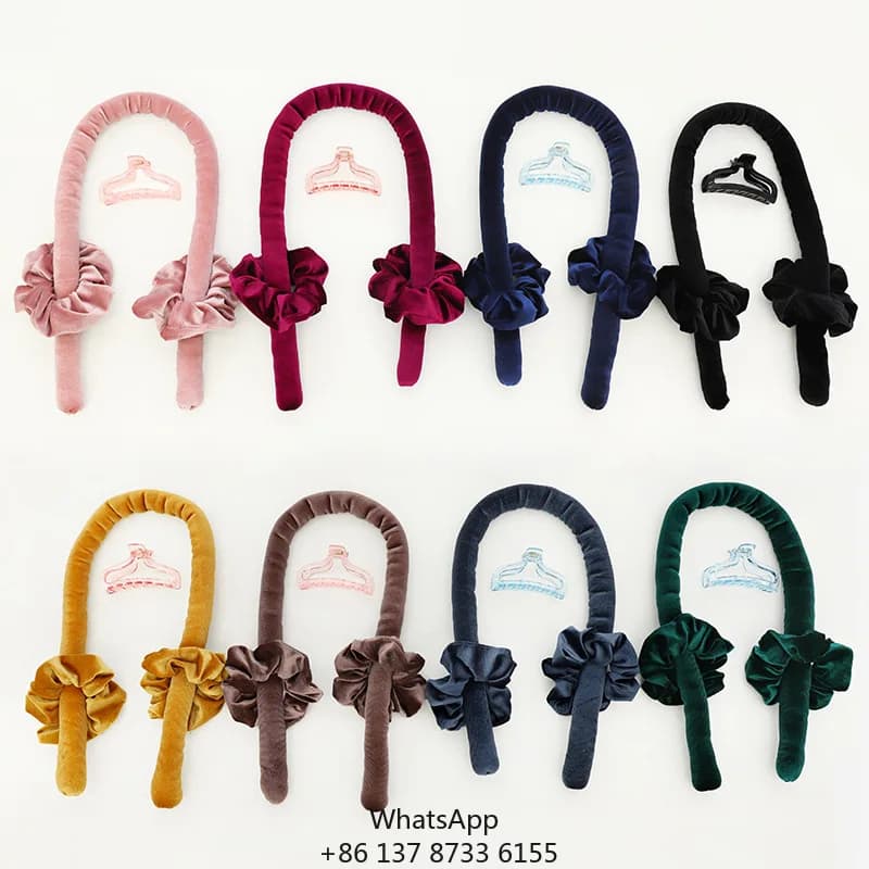 Heatless curling band, ribbon hair roll, soft sleeping band, foam curling, DIY tools for hair styling
