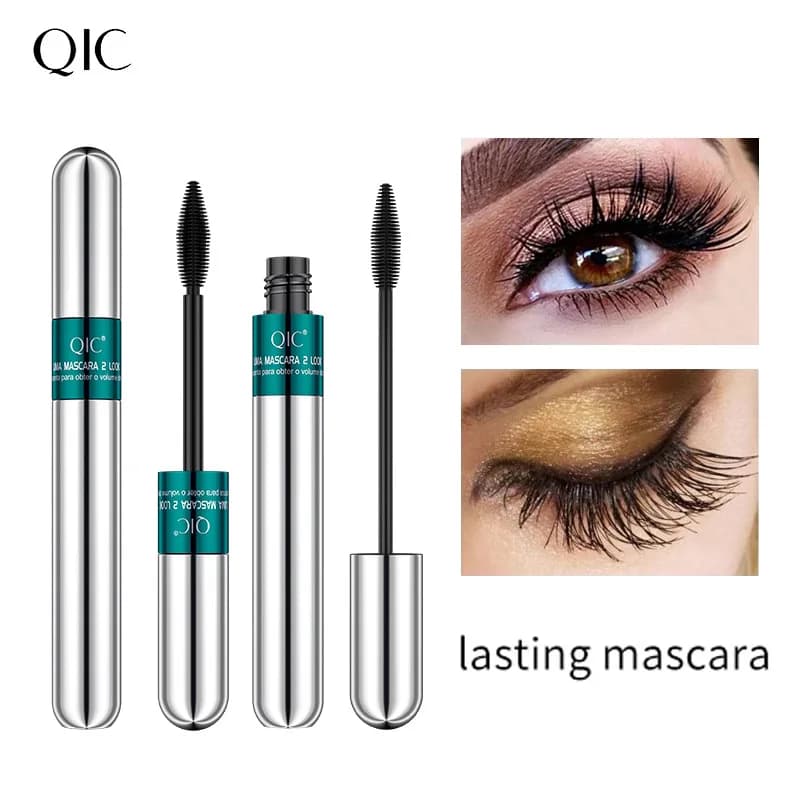 Mascara 4D a Doppio Effetto, Impermeabile, Allungante, Incurvante, Volumizzante Naturale 2 in 1, Cosmetico Nord Americano