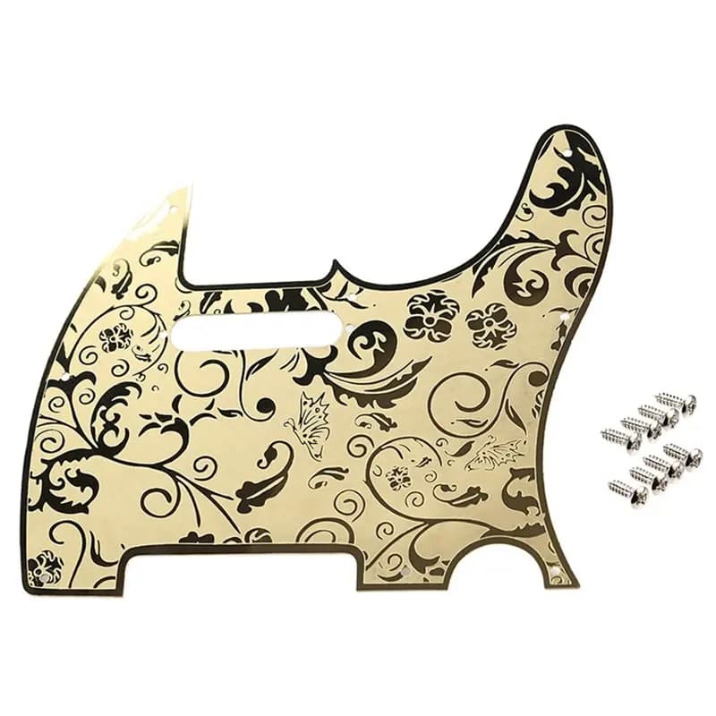 ABKV-Scratchplate 8 Hole Stainless Steel Pick Guard For Tele Style Electric Guitar- TL Guitar Pickguard