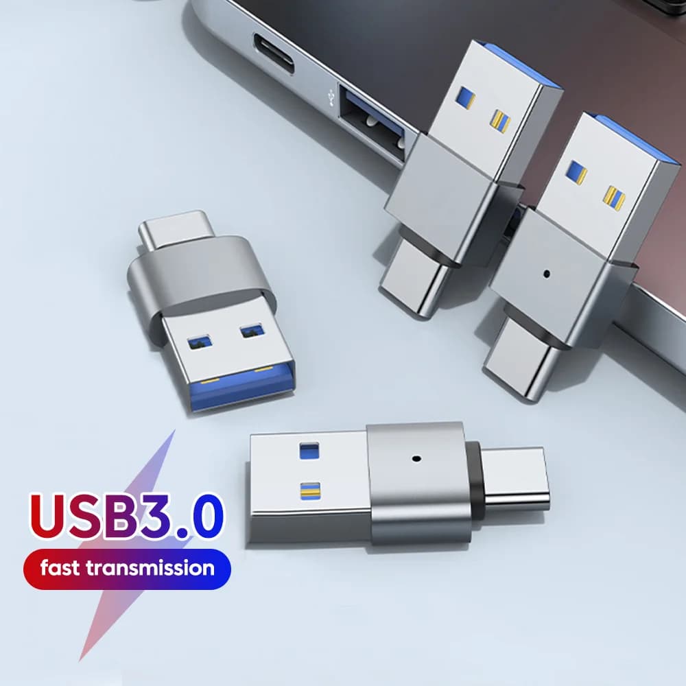 MINI USB 3.0 Male to Type-c Male OTG Charging Data Transfer Converter Adapters For iphone 15/16 Samsung Phone Adapter Connector