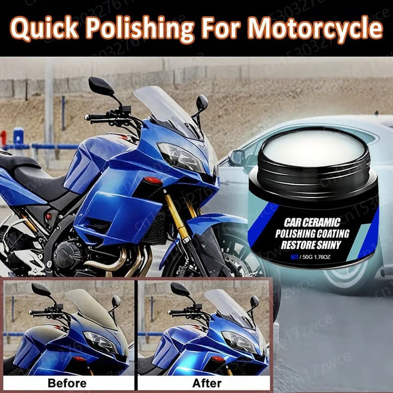 Serbatoio carburante moto Ceramica Nano Smalto Rivestimento Cera Liquido Nano Cristallo Strato idrofobico Riparazione graffi Vernice Cera lucidante per auto
