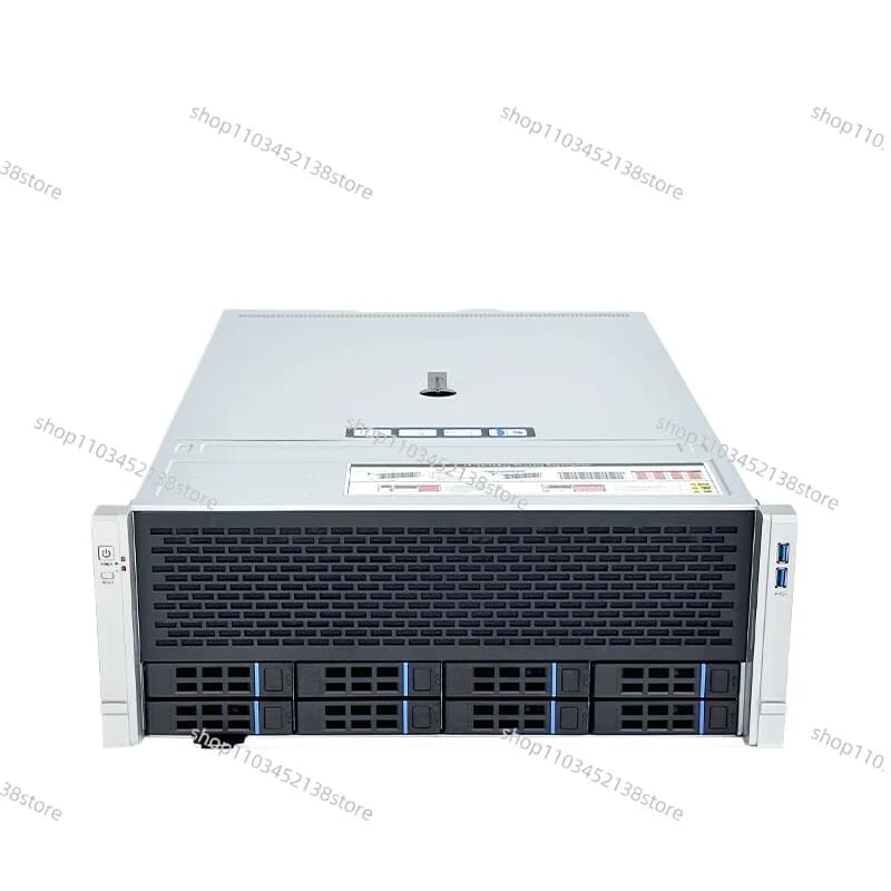 8 dischi 4U Rack Multi-disco AI Potenza di calcolo Intelligenza artificiale Archiviazione Audio e video Server 4GPU NAS Chassis ALEO