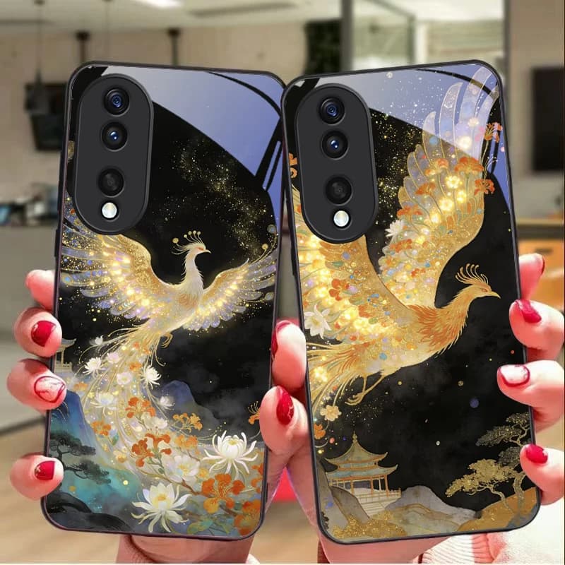 Gorgeous Phoenix Picture For Honor X6 X9c X9 X6b X8a X8 X9b X5b Plus X8b X5 Plus X30 X9c Smart X5b X9a X30 X50i Glass Phone Case