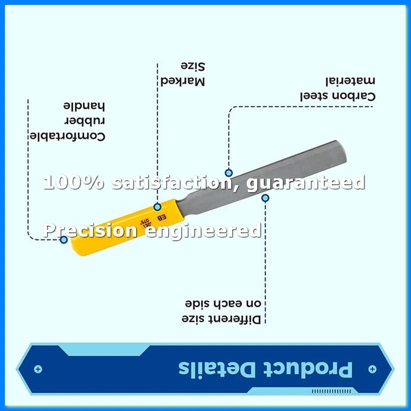 Bass Nut File Set, Carbon Steel Guitar Fret File, Guitar Repairing and Instrument Modifying Tools for Guitars,Bass-A23R